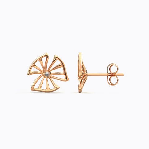 Petite Petal Gold Stud Earrings Petite Petal Gold Stud Earrings