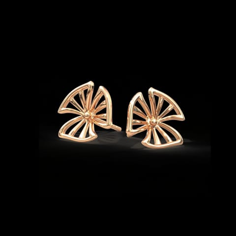 Petite Petal Gold Stud Earrings Petite Petal Gold Stud Earrings