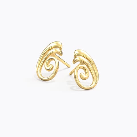 Lucy Gold Stud Earrings Lucy Gold Stud Earrings