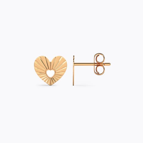 Forever Love Gold Stud Earrings Forever Love Gold Stud Earrings