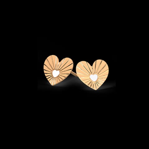 Forever Love Gold Stud Earrings Forever Love Gold Stud Earrings