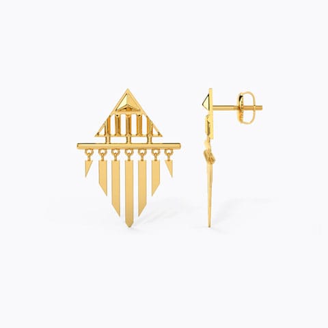 Meher Gold Drop Earrings Meher Gold Drop Earrings