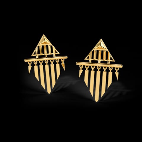 Meher Gold Drop Earrings Meher Gold Drop Earrings