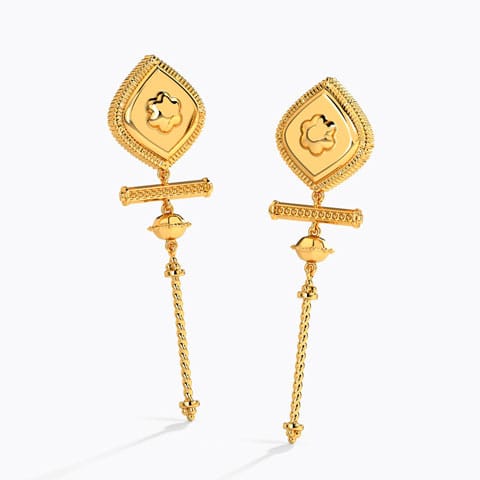 Kalki Gold Drop Earrings