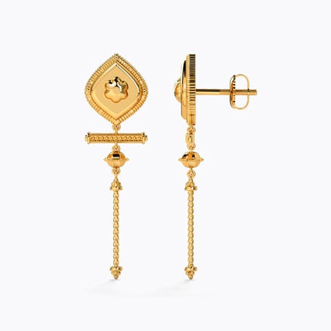 Kalki Gold Drop Earrings