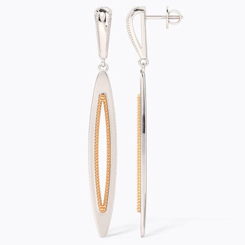 Sleek Marquise Drop Earrings