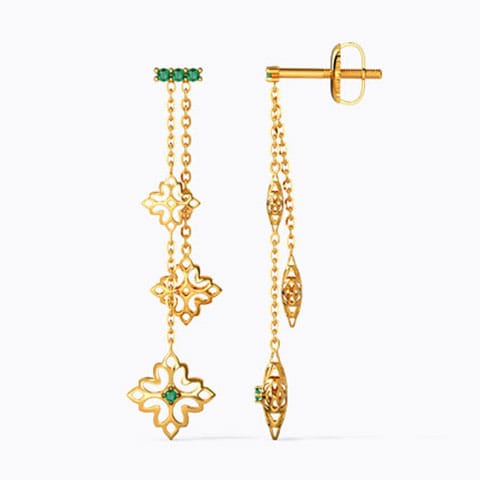 Nitara Cutout Drop Earrings