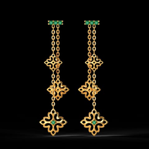 Nitara Cutout Drop Earrings
