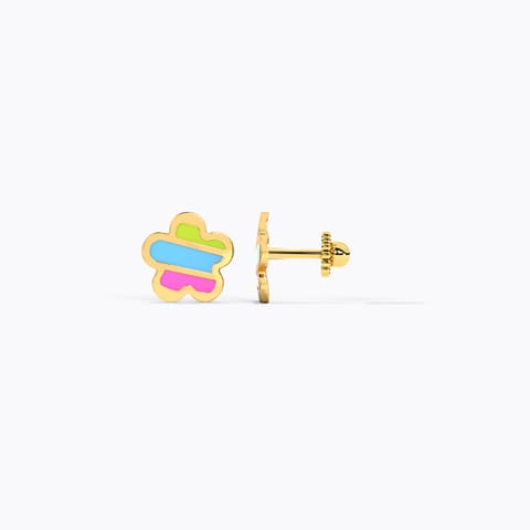 Rainbow Flower Earring Rainbow Flower Earring