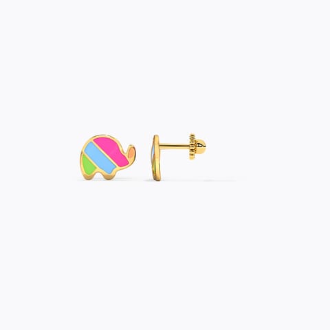 Rainbow Elephant Earring Rainbow Elephant Earring
