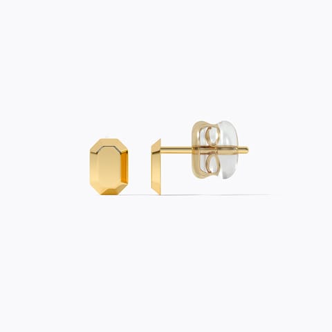 Octagon Stud Earring Octagon Stud Earring