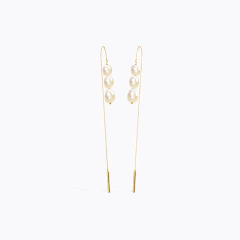 Swank Pearl Sui Dhaga Earrings Swank Pearl Sui Dhaga Earrings