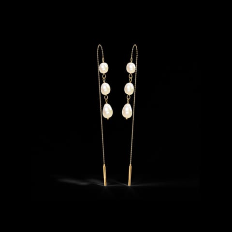 Swank Pearl Sui Dhaga Earrings Swank Pearl Sui Dhaga Earrings