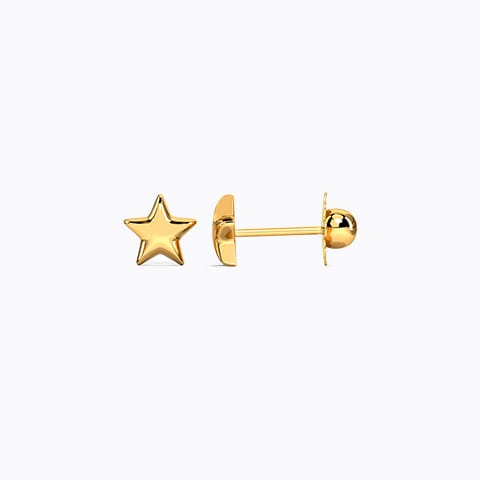 Star Gaze Kids Gold Stud Earrings Star Gaze Kids Gold Stud Earrings