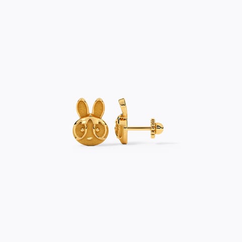 Powerpuff Gold Earring Powerpuff Gold Earring