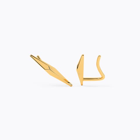 Outstanding Gold Ear Cuff Earrings Outstanding Gold Ear Cuff Earrings