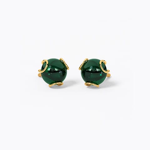 Classy Gemstone Stud Earrings