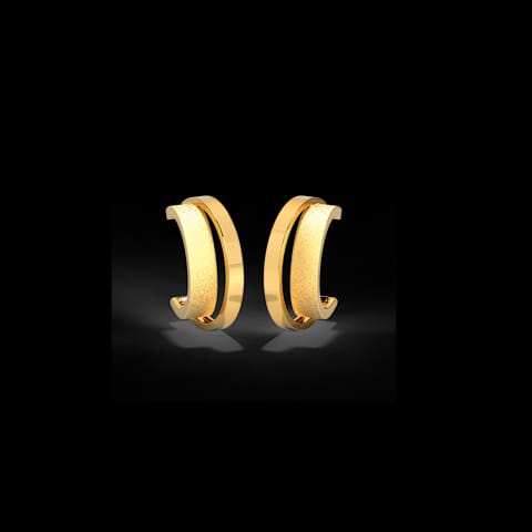 Duo Delights Gold Hoop Earrings Duo Delights Gold Hoop Earrings