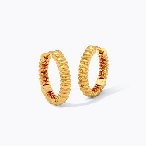 Classic Round Gold Hoop Earrings