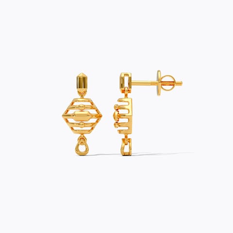 Auric Stripe 9KT Gold Stud Earrings Auric Stripe 9KT Gold Stud Earrings