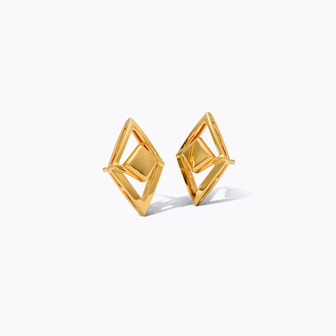 Gilded Kite 9KT Gold Stud Earrings