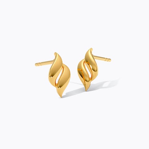 Auric Flick 9KT Gold Stud Earrings Auric Flick 9KT Gold Stud Earrings