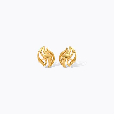 Sleek Flex 9KT Gold Stud Earrings Sleek Flex 9KT Gold Stud Earrings