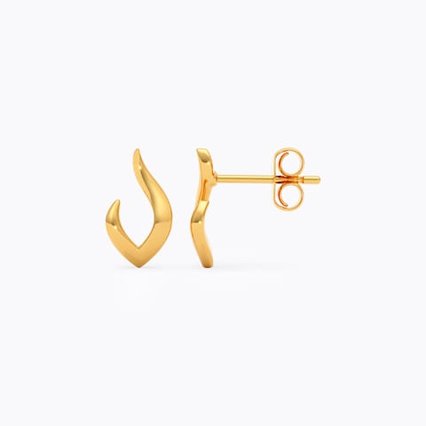 Regal Arch 9KT Gold Stud Earrings