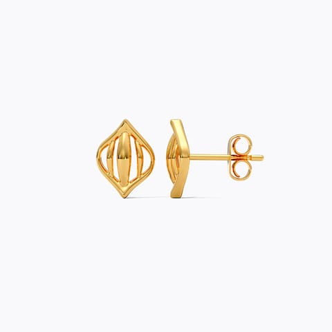 Rogallo 9KT Gold Stud Earrings