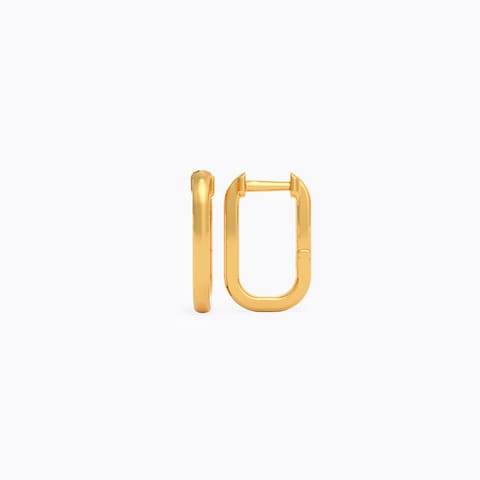 Bare Bliss Gold Hoop Earrings