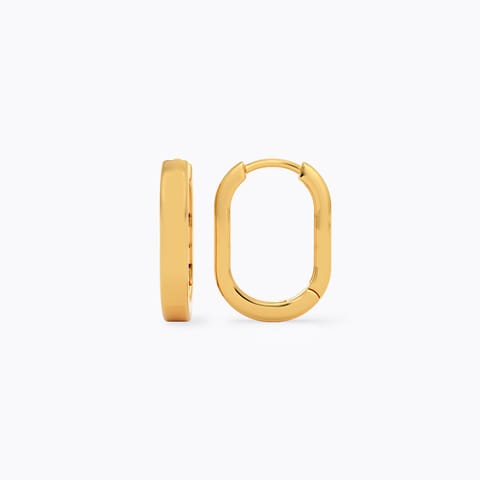 Vintage Classic Gold Hoop Earrings Vintage Classic Gold Hoop Earrings