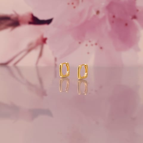 Aurum Prestige Gold Hoop Earrings