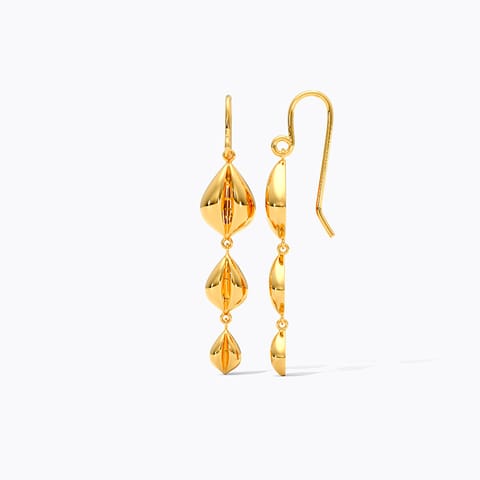 Auric Artistry 9KT Gold Drop Earrings