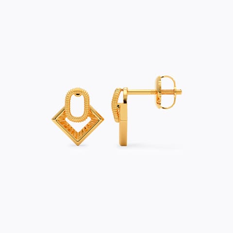 Minimal Gold Stud Earrings