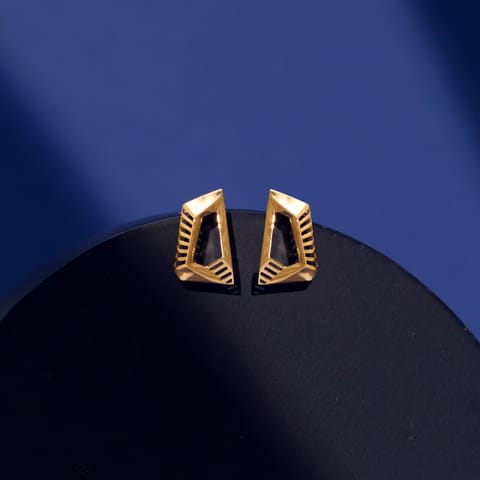Daily Shine Gold Stud Earrings