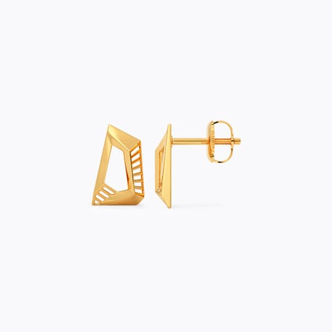 Daily Shine Gold Stud Earrings Daily Shine Gold Stud Earrings