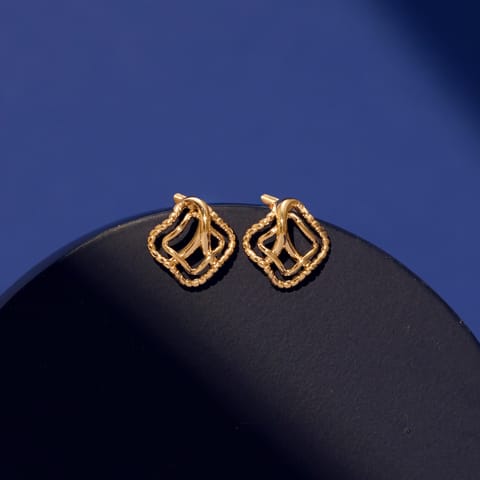 Simple Beam Gold Stud Earrings Simple Beam Gold Stud Earrings