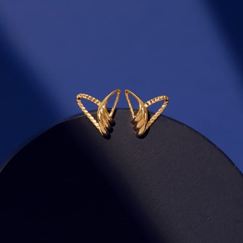 Elysian Gold Stud Earrings