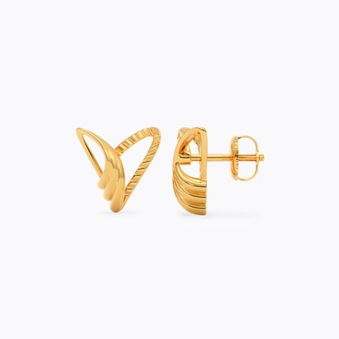 Elysian Gold Stud Earrings Elysian Gold Stud Earrings