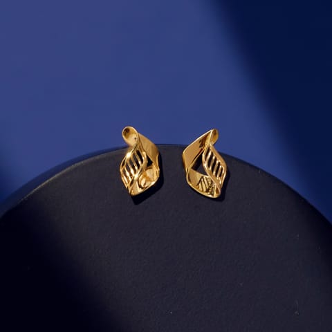 Terra Gold Stud Earrings