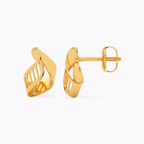 Terra Gold Stud Earrings Terra Gold Stud Earrings