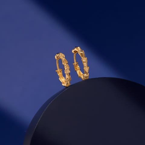 The Staple Gold Hoop Earrings