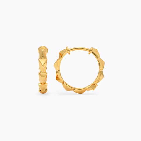 The Staple Gold Hoop Earrings The Staple Gold Hoop Earrings