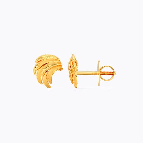 Gleaming Wings Gold Stud Earrings Gleaming Wings Gold Stud Earrings