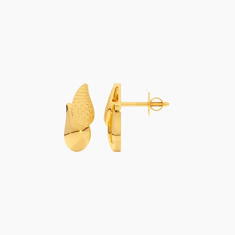 Gilded Pear 9KT Gold Stud Earrings Gilded Pear 9KT Gold Stud Earrings