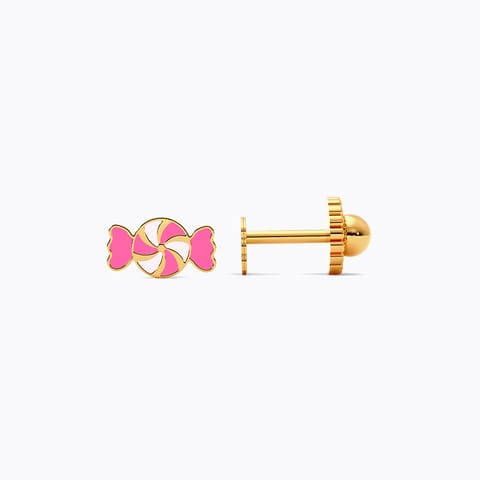 Candy 9KT Gold Stud Earrings for Kids Candy 9KT Gold Stud Earrings for Kids