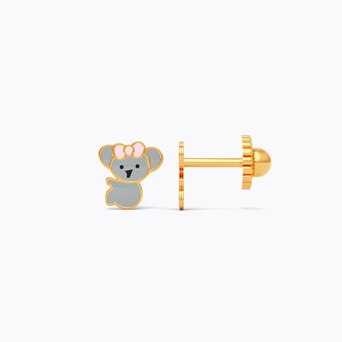 Koala 9KT Gold Stud Earrings for Kids Koala 9KT Gold Stud Earrings for Kids