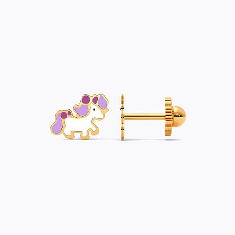 Unicorn 9KT Gold Stud Earrings for Kids Unicorn 9KT Gold Stud Earrings for Kids