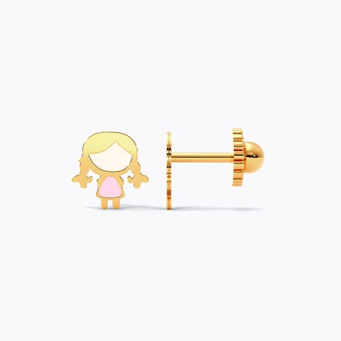 Sweet Girl 9KT Gold Stud Earrings for Kids Sweet Girl 9KT Gold Stud Earrings for Kids