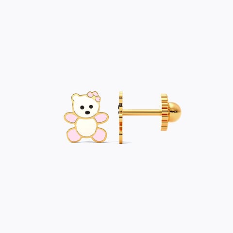 Tiny Bear 9KT Gold Stud Earrings for Kids Tiny Bear 9KT Gold Stud Earrings for Kids